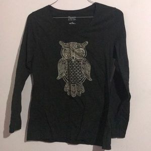 Owl Long sleeve shirt